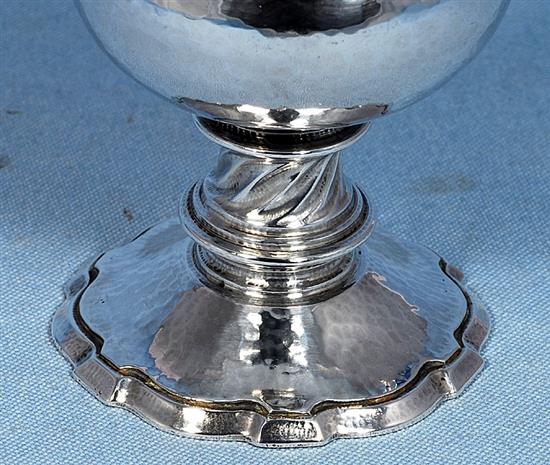 A good George V Arts & Crafts silver goblet, by Omar Ramsden, Height 115mm Weight 7.7oz/240grms
